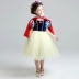 Lilan Duo Children Snow White Váy Dress Summer Girl Quần áo Cinderella Trang phục Cô gái Hoa Trang phục cưới chân váy trẻ em Váy trẻ em