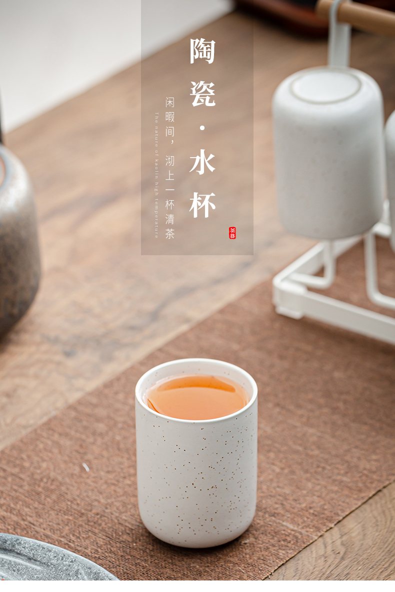 Japanese glass restoring ancient ways suit ceramic cups large hotel restaurant cup home drinks a cup of tea lovers