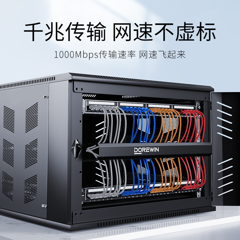 Darewin Engineering Colorful Network Cable Gigabit Category 6 Cable Broadband Cable Computer Connection Network Router Extension