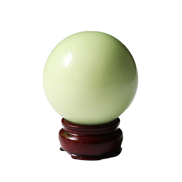 ທໍາມະຊາດ fluorite luminous pearl ແກນ luminous ball luminous stone super bright crystal ball ornament decoration base gift creative