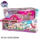 Little Ma Baoli Toy Girl Chơi Nhà Mô phỏng Phòng khách Nhà bếp Nội thất Nhà Biệt thự 3-8 năm Quà tặng