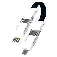 Black [Apple+Android+Type-C] Six-In-One 3A