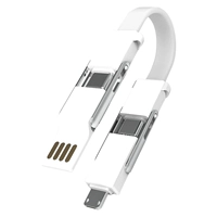 Белый [Apple+Android+Type-C] Six-In-One 3A