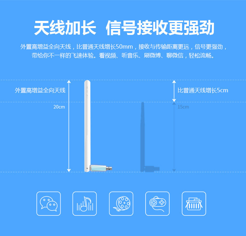 水星无线网卡WIFI信号接收器发射器USB笔记本台式机无线网卡电脑网卡穿墙免驱动无限 水星无线网卡WIFI信号接收器发射器USB笔记本台式机无线网卡电脑网卡穿墙免驱动无限