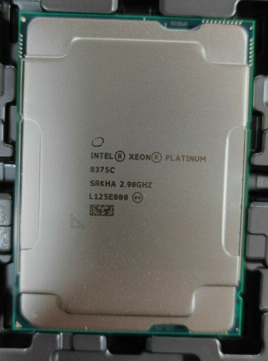 Процессор 英特尔 铂金8375c icelake lga4189 32核64线程 2.9gh，pcie4.0