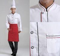 Красные и черные края длинные рукава