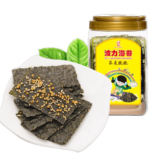 25.9元包邮  波力 海苔夹心脆片荞麦脆84g