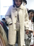 Áo lông ấm áp một chiếc áo khoác len 2018 phiên bản Hàn Quốc của vạt áo dài mới