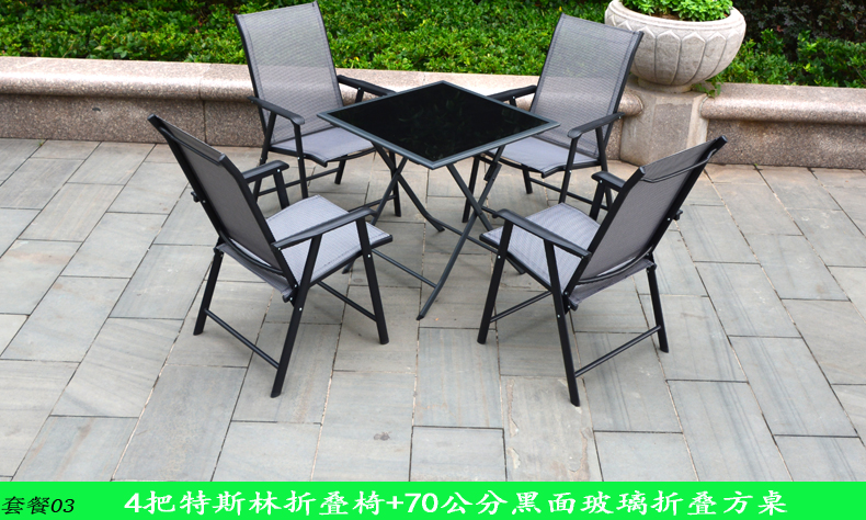 Bàn ghế sắt ngoài trời rèn bàn ghế ban công giải trí Bàn ghế nhỏ Bàn cà phê sân vườn Bàn ngoài trời và bàn ghế ô kết hợp bộ đồ nội thất - Bàn ghế ngoài trời / sân bộ bàn ghế ngoài trời giá rẻ