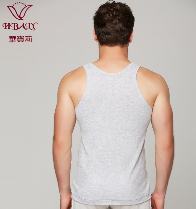 Hua Baoli thoáng khí kháng khuẩn Cotton Cotton Loose U cực thấp cổ áo lót nam đồ lót 3008 ao thun ba lo nu