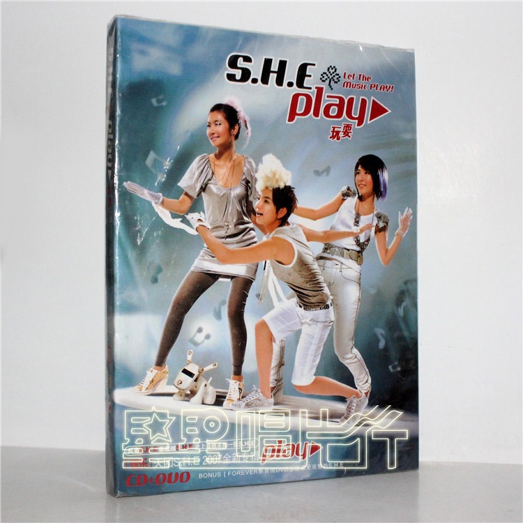 SHE プレイCD+DVD SHE Dongfanghongオーディオ＆ビデオ純正新品