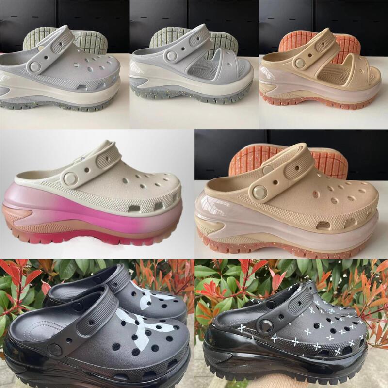 Women's Summer New Thick-Soled Clogs with Light Wheels, Non-Slip Closed-Toe Slippers for Outdoor Use, Height-Increasing Beach Sandals for Women Women's Summer New Thick-Soled Clogs with Light Wheels, Non-Slip Closed-Toe Slippers for Outdoor Use, Height-Increasing Beach Sandals for Women
