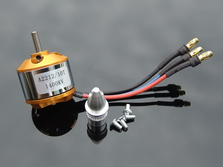 Бесколлекторный мотор A2212 1400KV для авиамоделей