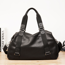 MAIWAY Large Capacity Top Buffalo Travel Bag Male Computer Handbag Travel Bag Neutral Style