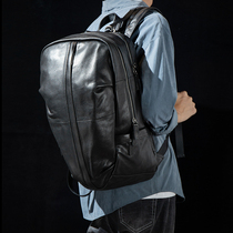 MAIWAY Outdoor Travel Leather Backpack Mens Bag Large Capacity Head Layer Buffalo Shoulder Package Business Leisure