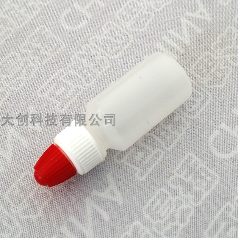 Special empty vials 10ML filled transparent color empty bottle plastic empty bottle printing oil bottle essential oil bottle red cap blue cap