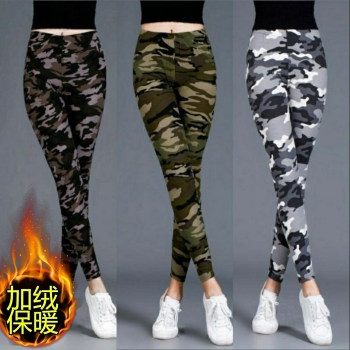 Autumn and winter women's thin velvet high elastic thermal pants Autumn and winter women's thin velvet high elastic thermal pants