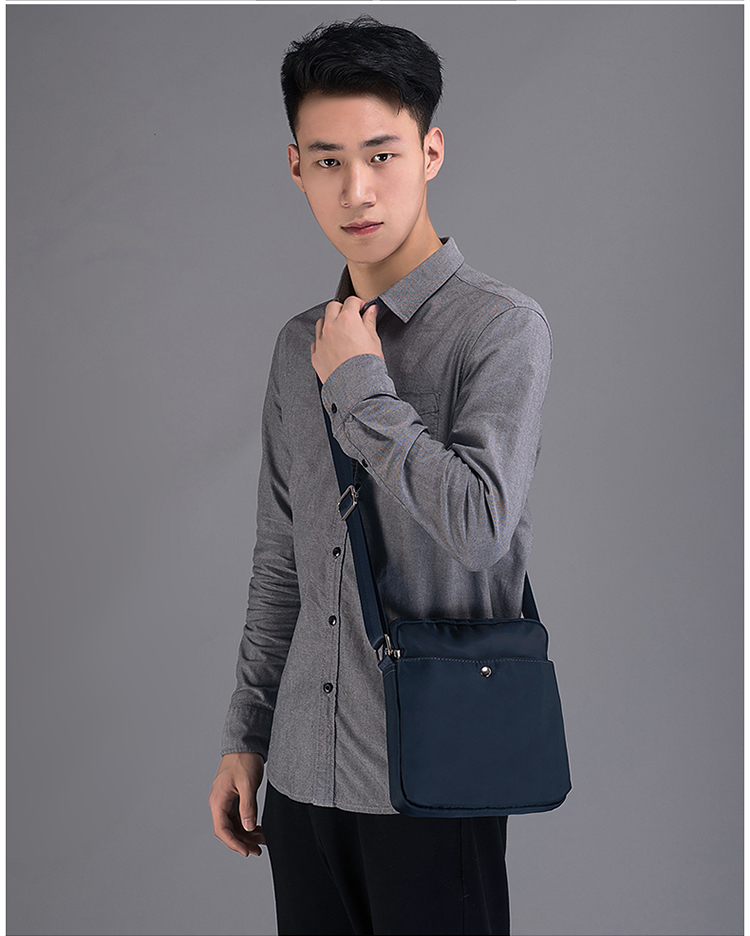 Túi đeo vai nam Oxford vải nam Túi thông thường Túi Messenger xu hướng túi nylon vải không thấm nước dọc ba lô nhỏ túi lv