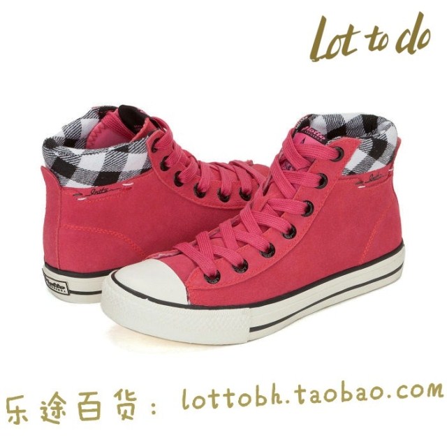 LOTTO LOTTO women Avril Lavigne joint cowhide casual shoes classic Board Shoes