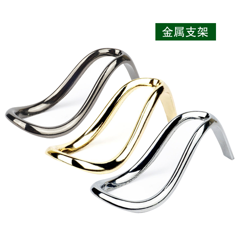 Pipe rack metal personality creative high-heeled shoes stainless steel pipe holder cigarette holder a pipe bracket smoking accessories