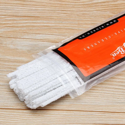 50 -белые чистые хлопчатобумажные трубы для очистки трубы, сигаретный беглый, аксессуары с фигурной фигуркой аксессуары для инструментов аксессуары