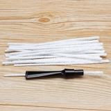 50 -белые чистые хлопчатобумажные трубы для очистки трубы, сигаретный беглый, аксессуары с фигурной фигуркой аксессуары для инструментов аксессуары