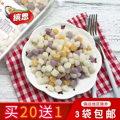 Bin Si color rice cake Ding grain glutinous rice Korean rice cake ice cream dessert raw material ready-to-eat shaved ice ingredients
