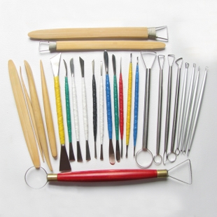 Zhongjin~Full package 26 sculptures mud plastic soft pottery pottery tools~~the whole country