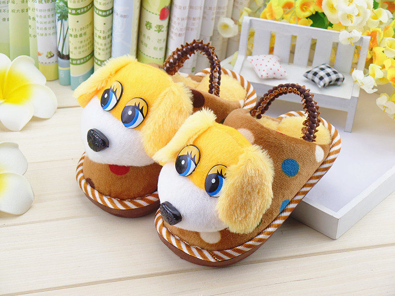 Pantoufles enfants en suède pour hiver - semelle autre - Ref 1015460 Image 45