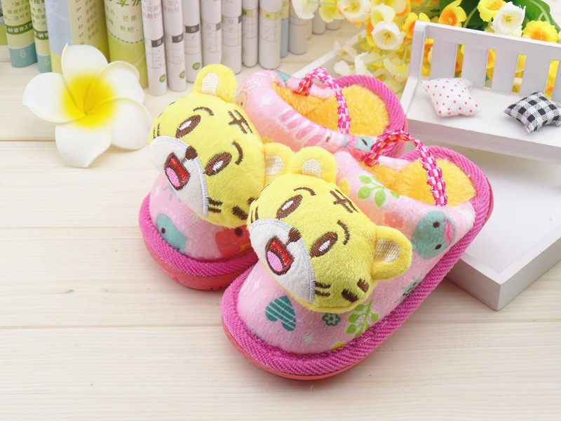 Pantoufles enfants en suède pour hiver - semelle autre - Ref 1015460 Image 38