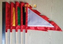  Direct sales household small plain pennant five-party flag five-camp flag color flag Taoist flag small flag Chaozhou embroidered flag