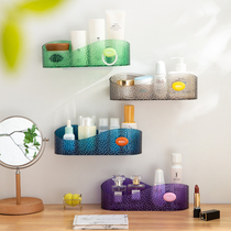 Free Punch Bathroom Shelve Toilet Toilet Washroom Washroom Wash Terrace body lotion Bath Lotion Cosmetic Wall-mounted shelf
