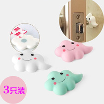 Cloud anti-collision pad 3 door rear anti-collision sticker door handle mute sticker door handle mute door handle refrigerator anti-collision door top