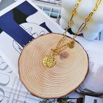 Yan Ximengya Gold Necklace Seiko 5G Tag Sun Brand Pure Gold Set Chain Billing and Payment in the Live Room