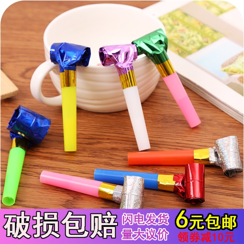 Child Gift Whistle Baby Blown dragon whistling blow to the toy cheerleader Gatherings Supplies Long Nose
