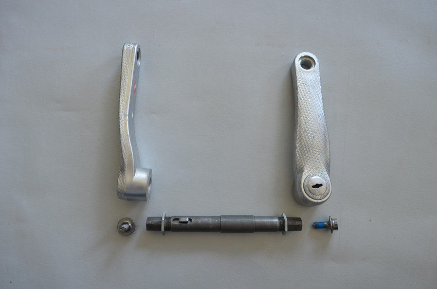 Wellav Elderly Tricycle accessories Center axle Black crank combination