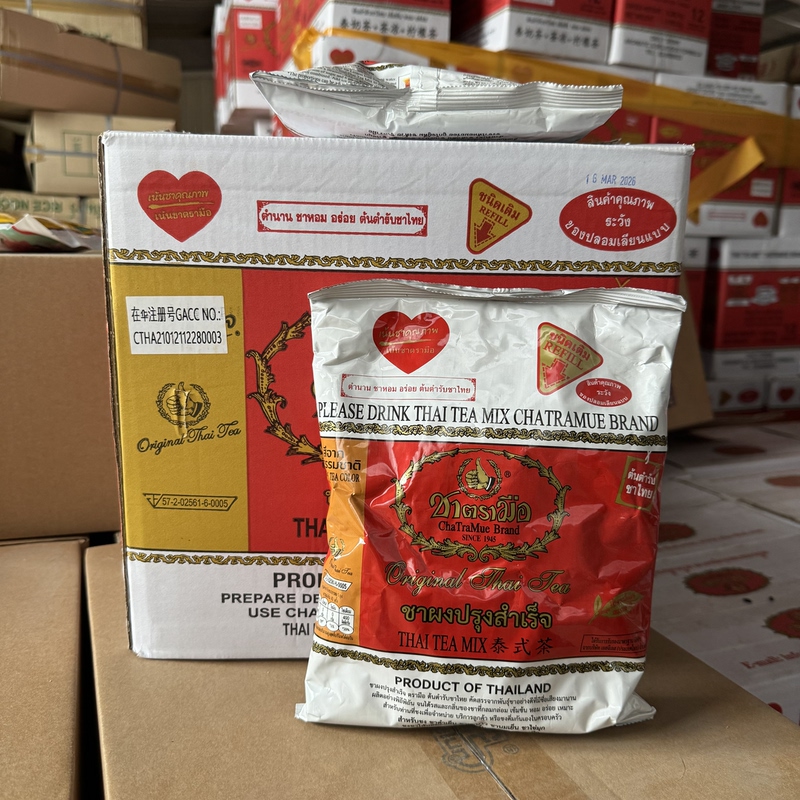 Authentic Thai Imported Hand-Labeled Black Tea Powder Without Coloring 400g, Green Tea Powder 200g, Black Tea Thai-Style Milk Tea Powder Authentic Thai Imported Hand-Labeled Black Tea Powder Without Coloring 400g, Green Tea Powder 200g, Black Tea Thai-Style Milk Tea Powder