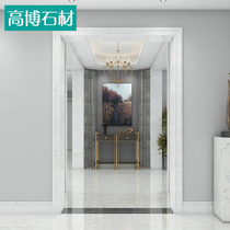 Marble door set line entry tile artificial stone TV background wall frame decorative strip door cover door frame edging