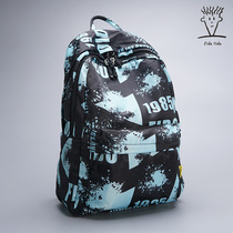 FIDODIDO new double shoulder bag male and female trend large capacity backpack casual canvas Oxford cloth high school student bag