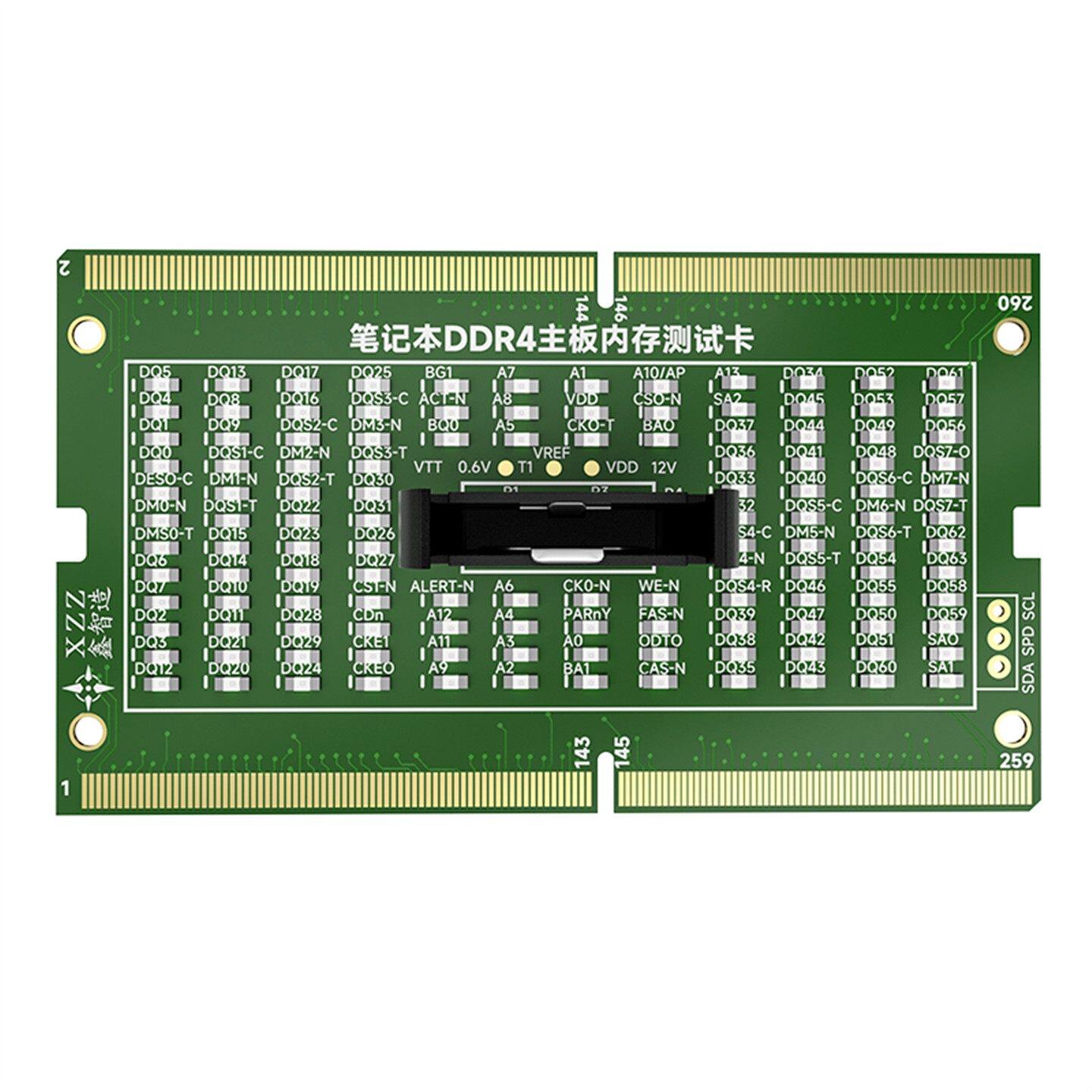 Xinzhi Smart Notebook Motherboard Ddr4 Memory Slot Test Card with Lighted Socket Test Card Ddr5 Memory Card Tester