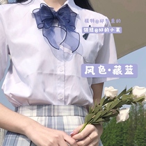  7 days hair(wind color bow tie)JK uniform Japanese translucent yarn bow collar sailor suit accessories