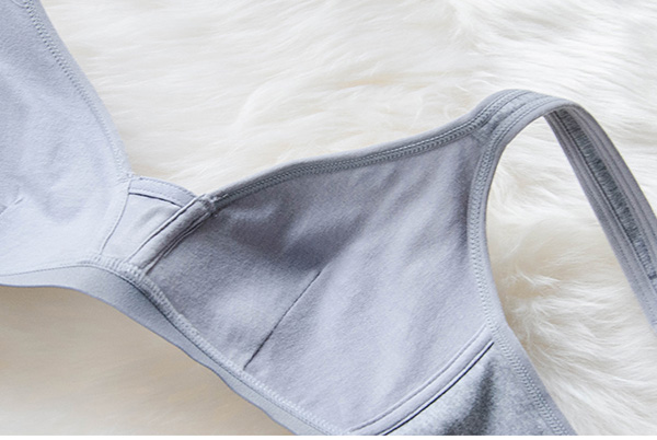 Dây đeo nhẹ và rộng vai cô gái áo ngực mỏng mang thai cotton thoáng khí mồ hôi thoải mái đồ lót không có vòng thép áo lót k dây