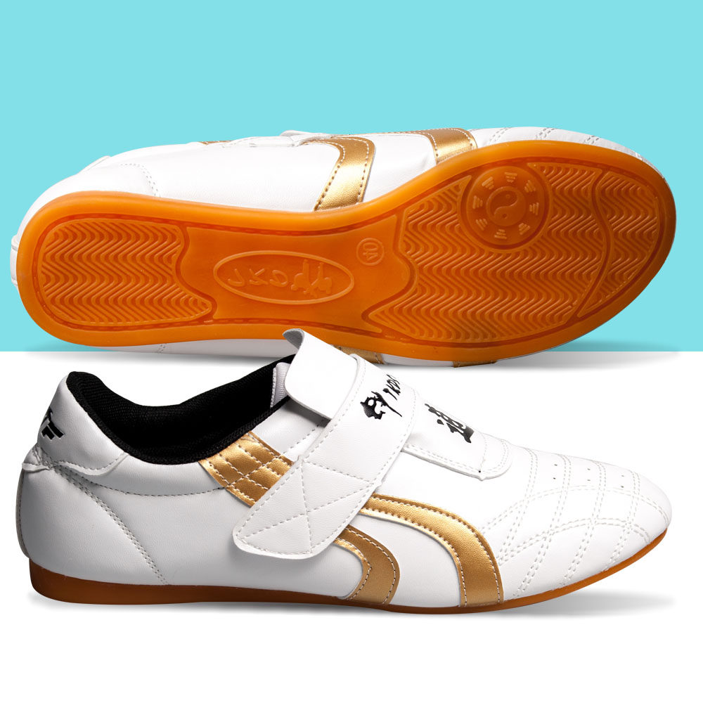 Taekwondo shoes children's men's and women's adult road shoes beef tendon sole martial arts shoes breathable Muay Thai shoes gym training