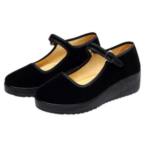 Высокие рабочие туфли для матери, мягкая подошва, против усталых ног