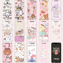 Apple x tempered film xr cartoon xs cute pudding dog full screen suitable for iphone11 mobile phone film promax