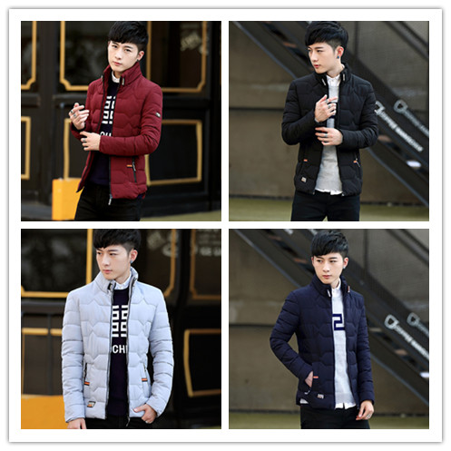 Thanh niên mùa đông trùm áo bông nam đất mùa đông ngắn xuống áo khoác cotton áo khoác học sinh trung học cơ sở bông áo khoác len nam