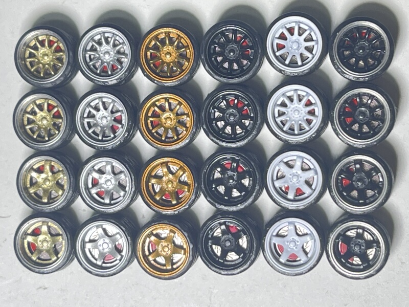 10mm Grade Bearing Version 1/64 Car Model Modified Alloy Wheel Hub Compatible with Hot Wheels Tomica Mini Gt 10mm Grade Bearing Version 1/64 Car Model Modified Alloy Wheel Hub Compatible with Hot Wheels Tomica Mini Gt