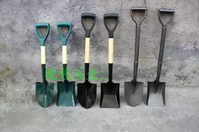 All-steel sapper shovel Manganese steel sapper shovel Outdoor small shovel Multi-purpose pointed square head shovel Car shovel Combat readiness shovel