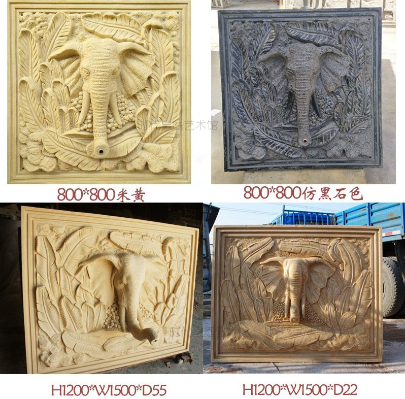 Sandstone relief murals backwater wall wall wall wall wall wall wall wall Waterscape fountain fountain view wall customization