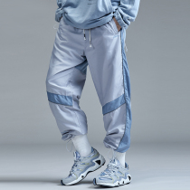 guuka Tide Brand Drawstring Legs Mens Tide Youth Hip Hop Sports Haren Straight Casual Pants Loose